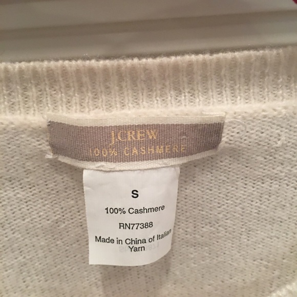 NWOT Women’s JCrew 100% Cashmere Cardigan Sweater - Picture 6 of 6